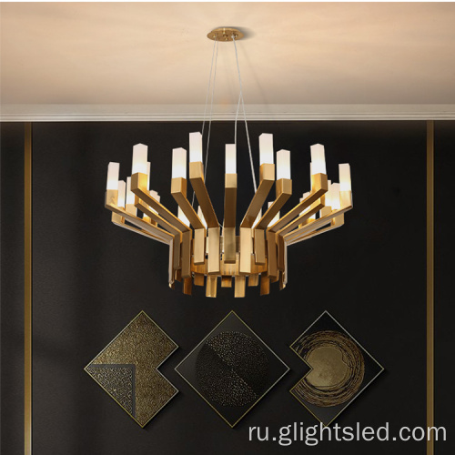 Внутренняя гостиная Led Chandelier Pendant Light